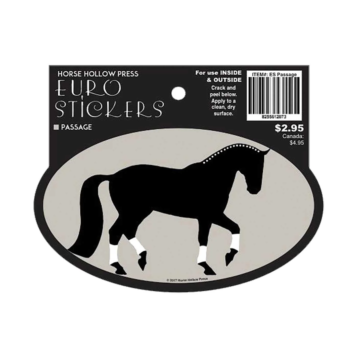 Vinyl Window Decal - Dressage
