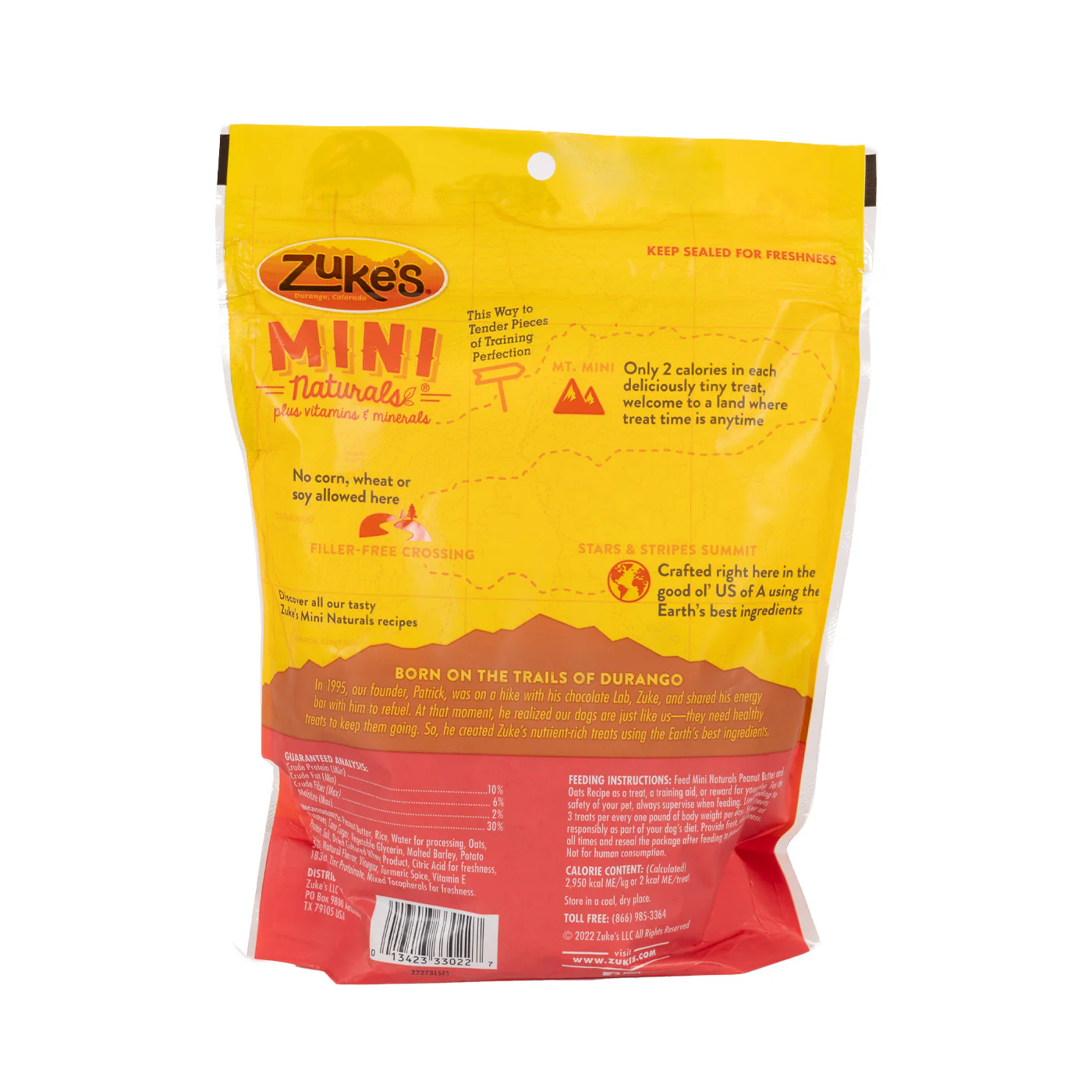 Zuke's Mini Naturals Peanut Butter Dog Treats 453 g - Image 2