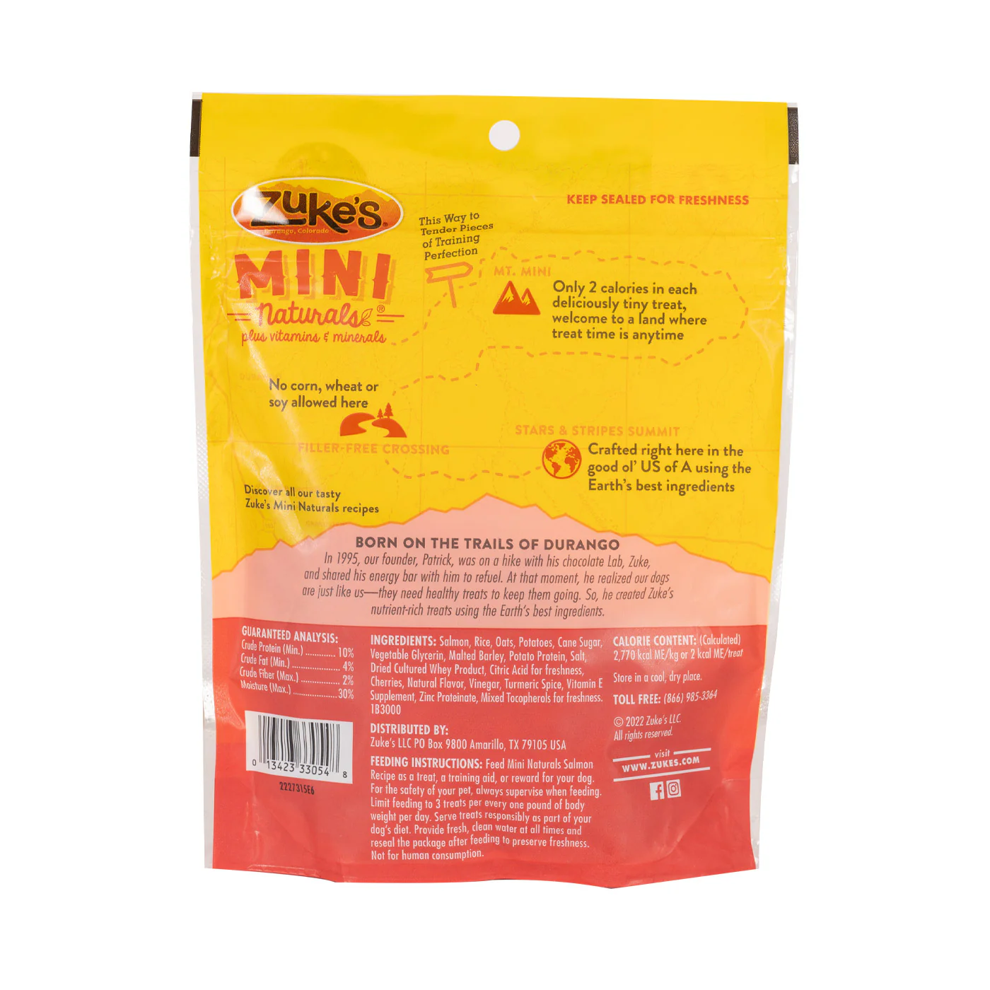 Zuke's Mini Naturals Salmon Dog Treats 170 g - Image 2
